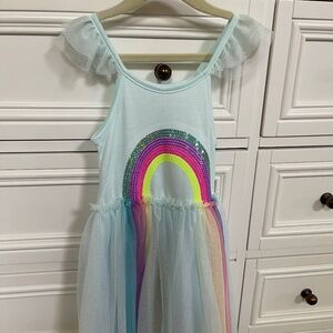 XS rainbow tulle dress Cat & Jack